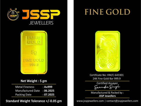 5g 24K 999.9 Fine Gold Bar - Image 2