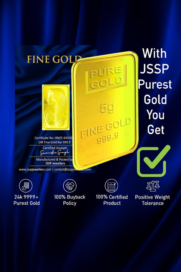 5g 24K 999.9 Fine Gold Bar - Image 5