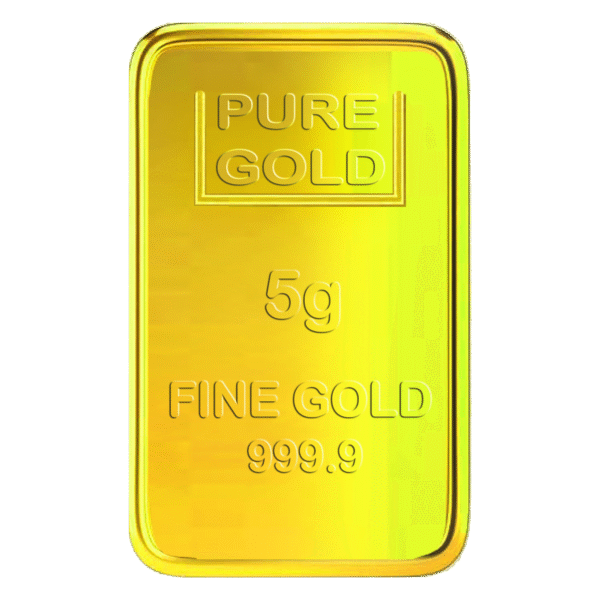 5g 24K 999.9 Fine Gold Bar